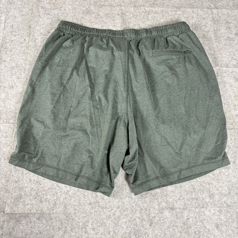 Green Casual Comfy Lounge Drawstring Sweat Shorts Womens 2XL XXL Set / Lot Of 2 - Picture 3 of 15